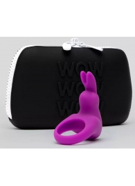 Фиолетовое эрекционное виброкольцо Happy Rabbit Cock Ring Kit - Happy Rabbit - в Элисте купить с доставкой