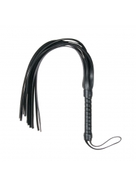 Черный флоггер Flogger Whip - 46 см. - Easy toys - купить с доставкой в Элисте