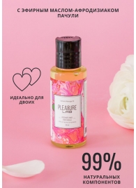 Массажное масло Pleasure Lab Delicate с ароматом пиона и пачули - 50 мл. - Pleasure Lab - купить с доставкой в Элисте