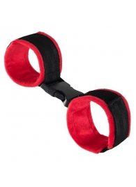 Красно-черные велюровые оковы Anonymo - ToyFa - купить с доставкой в Элисте