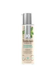 Массажное масло с ароматом перечной мяты и эвкалипта JO Naturals Peppermint   Eucalyptus - 120 мл. - System JO - купить с доставкой в Элисте