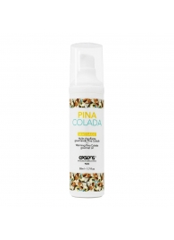Разогревающее массажное масло с ароматом пина колада Gourmet Pina Colada - 50 мл. - Exsens - купить с доставкой в Элисте