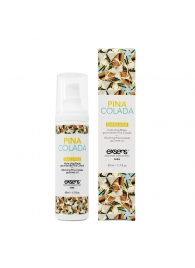 Разогревающее массажное масло с ароматом пина колада Gourmet Pina Colada - 50 мл. - Exsens - купить с доставкой в Элисте