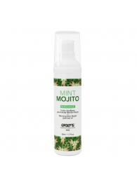 Разогревающее массажное масло с ароматом мохито Gourmet Mint Mojito - 50 мл. - Exsens - купить с доставкой в Элисте