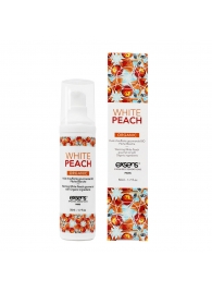Разогревающее массажное масло Gourmet White Peach Organic с органическими ингредиентами - 50 мл. - Exsens - купить с доставкой в Элисте