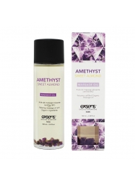 Органическое массажное масло AMETHYST SWEET ALMOND - 100 мл. - Exsens - купить с доставкой в Элисте