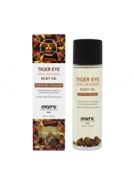 Органическое массажное масло TIGER EYE MACADAMIA - 100 мл. - Exsens - купить с доставкой в Элисте