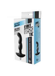 Черная вибропробка для простаты FantASStic Vibrating Prostate Plug - 14,5 см. - Dream Toys - в Элисте купить с доставкой