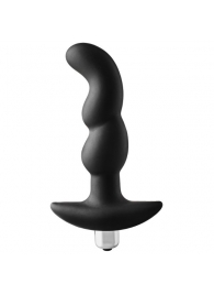 Черная вибропробка для простаты FantASStic Vibrating Prostate Plug - 14,5 см. - Dream Toys - в Элисте купить с доставкой