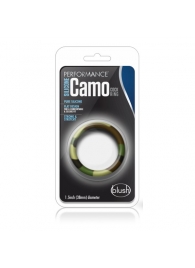 Эрекционное кольцо камуфляжной расцветки Silicone Camo Cock Ring - Blush Novelties - в Элисте купить с доставкой