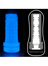 Светящийся в темноте мастурбатор Lumino Play Masturbator Ribbed - Lovetoy - в Элисте купить с доставкой