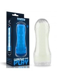 Светящийся в темноте мастурбатор Lumino Play Masturbator Ribbed - Lovetoy - в Элисте купить с доставкой