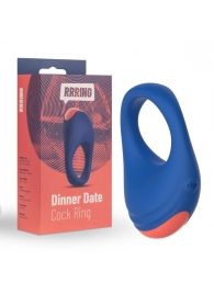 Синее эрекционное кольцо RRRING Dinner Date Cock Ring - FeelzToys - в Элисте купить с доставкой