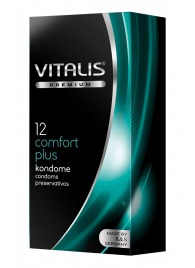 Контурные презервативы VITALIS PREMIUM comfort plus - 12 шт. - Vitalis - купить с доставкой в Элисте