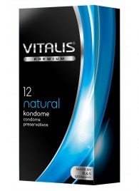 Классические презервативы VITALIS PREMIUM natural - 12 шт. - Vitalis - купить с доставкой в Элисте