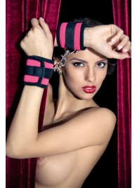 Наручники из неопрена розового цвета - ToyFa - купить с доставкой в Элисте
