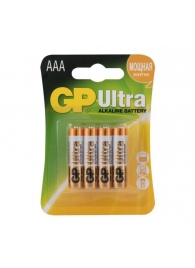 Батарейки алкалиновые GP Ultra Alkaline 24А AАA/LR03 - 4 шт. - Элементы питания - купить с доставкой в Элисте