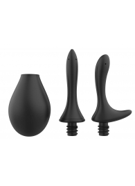 Черный анальный душ Nexus Anal Douche Set с 2 сменными насадками - Nexus Range - купить с доставкой в Элисте