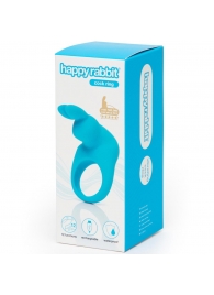 Голубое эрекционное виброкольцо Happy Rabbit Rechargeable Rabbit Cock Ring - Happy Rabbit - в Элисте купить с доставкой