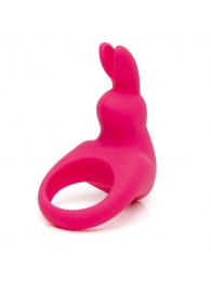 Розовое эрекционное виброкольцо Happy Rabbit Rechargeable Rabbit Cock Ring - Happy Rabbit - в Элисте купить с доставкой