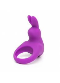 Фиолетовое эрекционное виброкольцо Happy Rabbit Rechargeable Rabbit Cock Ring - Happy Rabbit - в Элисте купить с доставкой