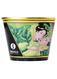 Массажная свеча Exotic Green Tea с ароматом зелёного чая - 170 мл. - Shunga - купить с доставкой в Элисте