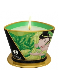 Массажная свеча Exotic Green Tea с ароматом зелёного чая - 170 мл. - Shunga - купить с доставкой в Элисте