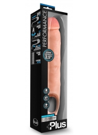 Телесная насадка-удлинитель 11.5 Inch Silicone Cock Sheath Penis Extender - 29,2 см. - Blush Novelties - в Элисте купить с доставкой