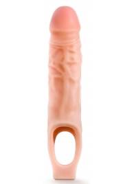 Телесная насадка на пенис 9 Inch Cock Sheath Extender - 22,2 см. - Blush Novelties - в Элисте купить с доставкой