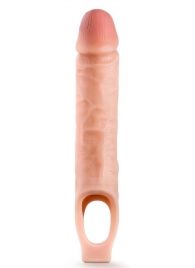 Телесная насадка на пенис 10 Inch Cock Sheath Extender - 25 см. - Blush Novelties - в Элисте купить с доставкой