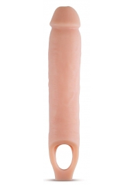 Телесная насадка на пенис 11.5 Inch Cock Sheath Penis Extender - 29,2 см. - Blush Novelties - в Элисте купить с доставкой