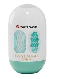 Бирюзовый мастурбатор-яйцо Twist Angel - Baile - в Элисте купить с доставкой