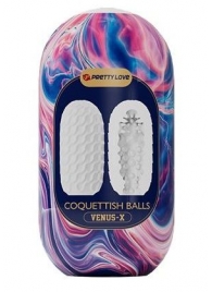 Мастурбатор в форме яйца Coquettish Balls - Baile - в Элисте купить с доставкой