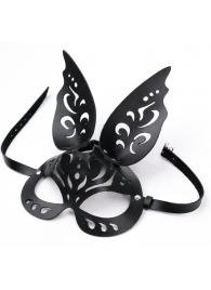 Черная ажурная маска  Зайка  с ушками - Crazy Handmade - купить с доставкой в Элисте