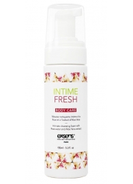 Органическая интимная очищающая пенка Intime Fresh - 150 мл. - Exsens - купить с доставкой в Элисте