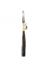 Черная плеть с желтой рукоятью Boundless Flogger - 69,25 см. - California Exotic Novelties - купить с доставкой в Элисте