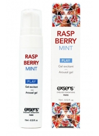Возбуждающий гель Raspberry Mint с ароматом малины и мяты - 15 мл. - Exsens - купить с доставкой в Элисте