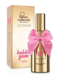 Гель с ароматом жвачки Bubblegum 2-in-1 Scented Silicone Massage And Intimate Gel - 100 мл. - Bijoux Indiscrets - купить с доставкой в Элисте