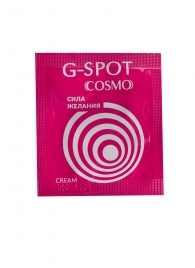 Стимулирующий интимный крем для женщин Cosmo G-spot - 2 гр. - Биоритм - купить с доставкой в Элисте