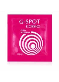 Стимулирующий интимный крем для женщин Cosmo G-spot - 2 гр. - Биоритм - купить с доставкой в Элисте