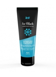 Лубрикант на водной основе Ice Black с ледяным эффектом - 50 мл. - INTT - купить с доставкой в Элисте