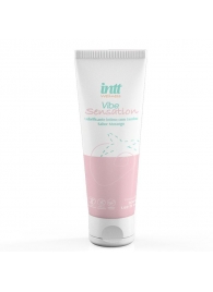 Лубрикант на водной основе Vibe Sensation с клубничным вкусом и легким вибрирующим эффектом - 50 гр. - INTT - купить с доставкой в Элисте