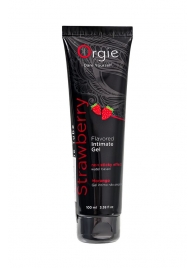 Интимный гель на водной основе Lube Tube Strawberry с клубничным вкусом - 100 мл. - ORGIE - купить с доставкой в Элисте