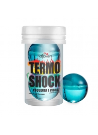 Интимный гель Termo Shock Hot Ball с разогревающе-покалывающим эффектом (2 шарика по 3 гр.) - HotFlowers - купить с доставкой в Элисте