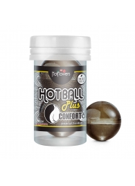 Анальный лубрикант на масляной основе Hot Ball Plus Conforto (2 шарика по 3 гр.) - HotFlowers - купить с доставкой в Элисте