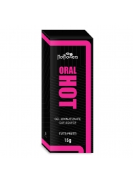 Гель для оральных ласк Oral Hot с согревающим эффектом - 15 гр. - HotFlowers - купить с доставкой в Элисте