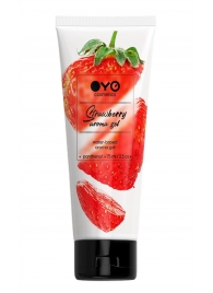 Лубрикант на водной основе OYO Aroma Gel Strawberry с ароматом клубники - 75 мл. - OYO - купить с доставкой в Элисте