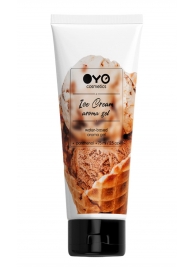 Лубрикант на водной основе OYO Aroma Gel Ice Cream с ароматом пломбира - 75 мл. - OYO - купить с доставкой в Элисте