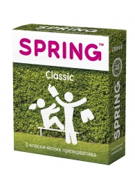 Классические презервативы SPRING CLASSIC - 3 шт. - SPRING - купить с доставкой в Элисте