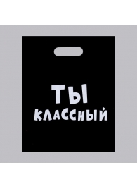 Пакет «Ты классный» - 31 х 40 см. - Сима-Ленд - купить с доставкой в Элисте